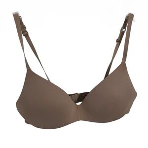 Skims Wireless Form T-Shirt Bra Tan Size 34B Adjustable Lightweight Padded